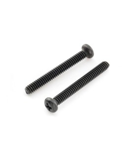 Μηχανική Βίδα M2.5 x 20mm Μαύρη (Pan Head)