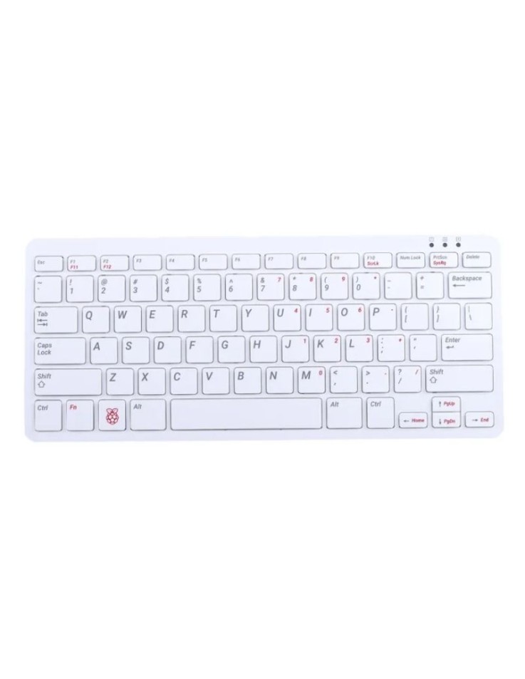 Keyboard with 3-Port USB Hub Red/White...