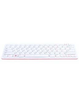 Keyboard with 3-Port USB Hub Red/White Raspberry Pi