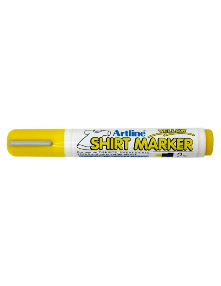 Yellow T-Shirt Marker 2mm Artline