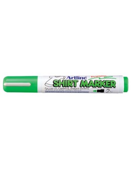 Fluoro Green T-Shirt Marker 2mm Artline
