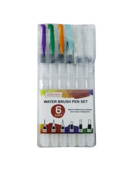 Σετ 6 Πινέλα Νερού Water Brush Pen