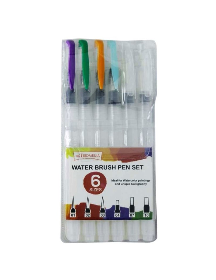 Σετ 6 Πινέλα Νερού Water Brush Pen