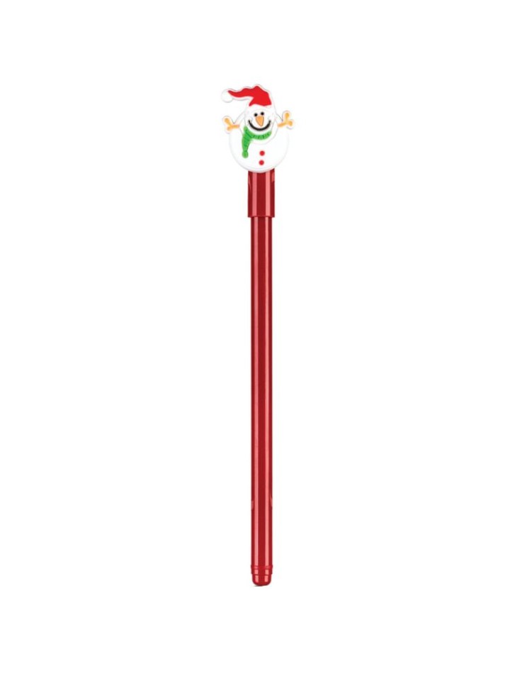 Christmas Ball Pen with Silicone Topper Centrum
