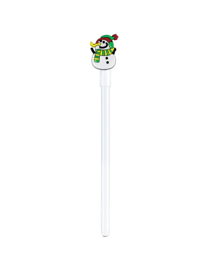 Christmas Ball Pen with Silicone Topper Centrum