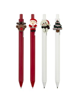 Christmas Retractable Ball Pen Blue 0.7mm Centrum
