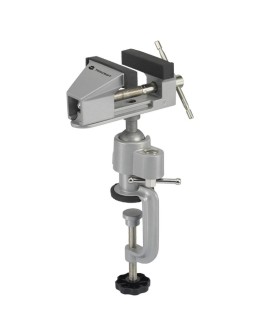 Μέγγενη πάγκου Toolcraft 78mm με σφαιρική άρθρωση και σφιγκτήρα στερέωσης 2