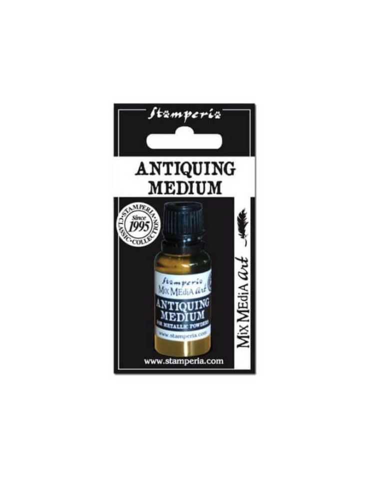 Stamperia Antiquing Medium 20ml bottle for metallic powder