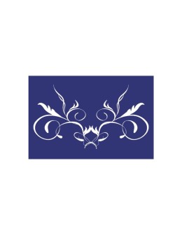 Rayher 15x21cm screen printing stencil with Ornament design