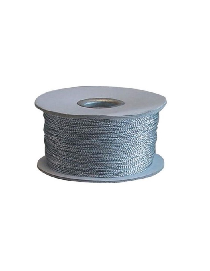 Ασημί κορδόνι Firmo 1.2/1.3mm σε καρούλι 100 yards