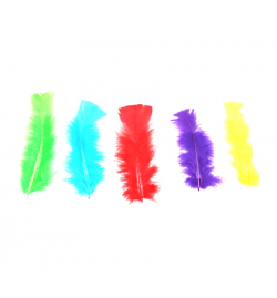 Feathers 16-18cm 30pcs - mix colors - Littlies