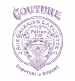 Stencil 21x29.7cm (A4) "Couture"  - Stamperia