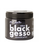 Black Gesso Universal Primer 500ml - Mont Marte