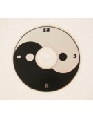 Πλαστικό CD για Ρολόι - Μαύρο/Άσπρο
