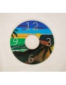 CD Clock Face - Beach