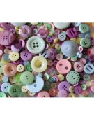Assorted Plastic Buttons Pack 500gr 