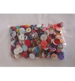 Assorted Plastic Buttons Pack 500gr 