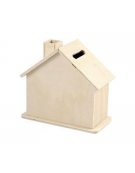 Wooden Money Box 10.1x10x5.4cm