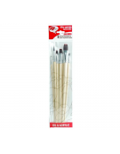 Paint Brush Set 8 pcs Pony hair Flat - Pebeo