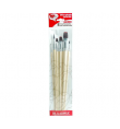 Paint Brush Set 8 pcs Pony hair Flat - Pebeo
