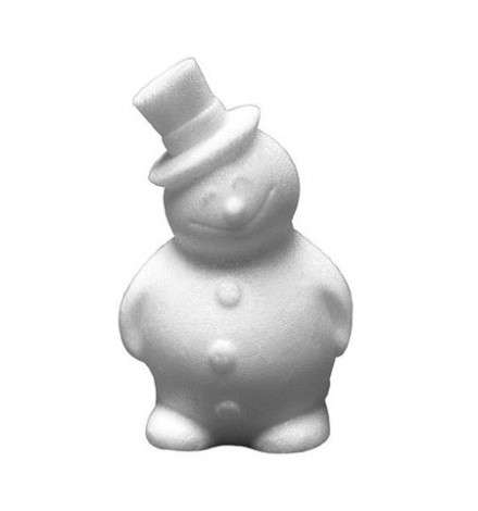 Polystyrene Snowman 17cm