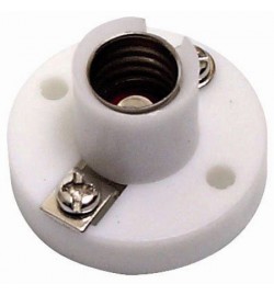 Plastic Bulb Holder E10 - White