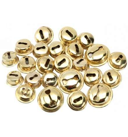 Bell 15mm Gold 25pcs